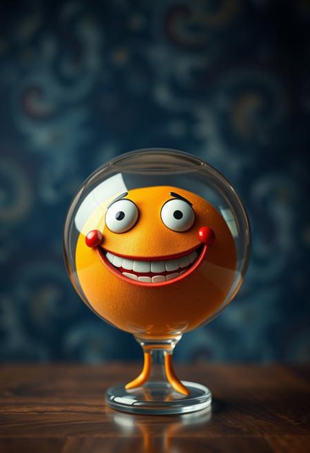 The funniest object ever created, the funniest background behind