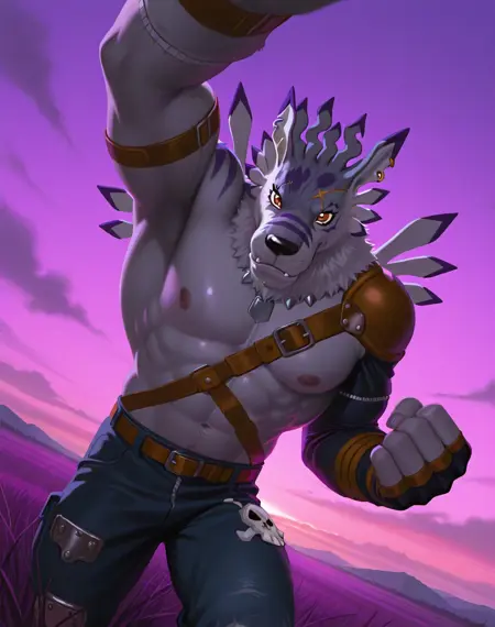 Weregarurumon (Digimon) (Illustrious) (AD)