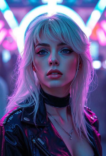high quality design aesthetics, synth pop, detailed, pop album cover, beautiful young white woman