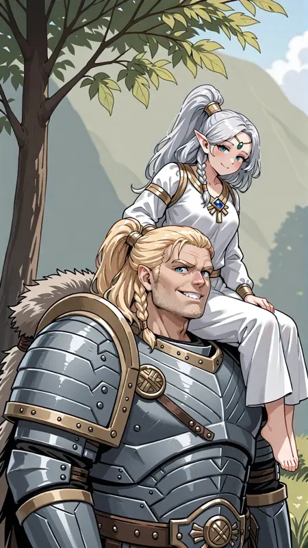 Warhammer 40K - Saga of Life Leman Russ X Isha