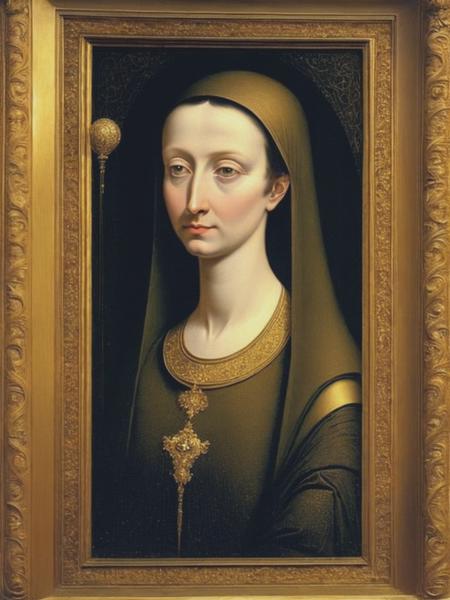 <lyco:JanVanEyck:1.0> Bene Gesserit, early renaissance paintings, Rogier van der Weyden paintings style