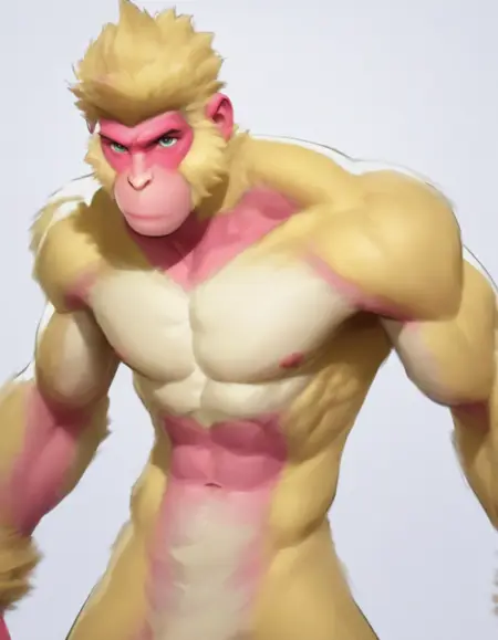 Monkeys: Japanese Macque (Species) NAIXL/ILL