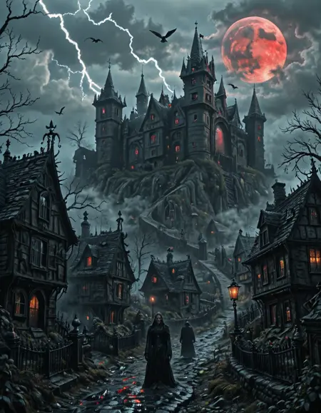 🎃Halloween : Dark Town - illustrious 🎃