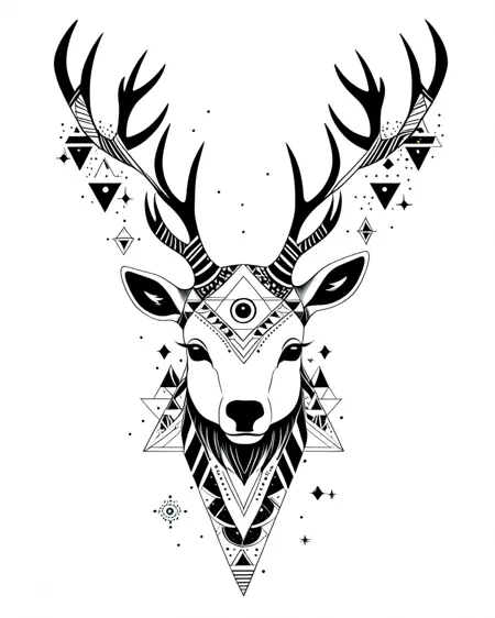 DP Tattoo Sketch Geometric SDXL & Flux & Illustrious