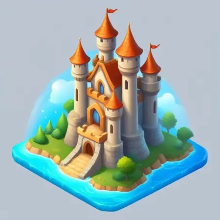 Mobile Game Isometric Building XL