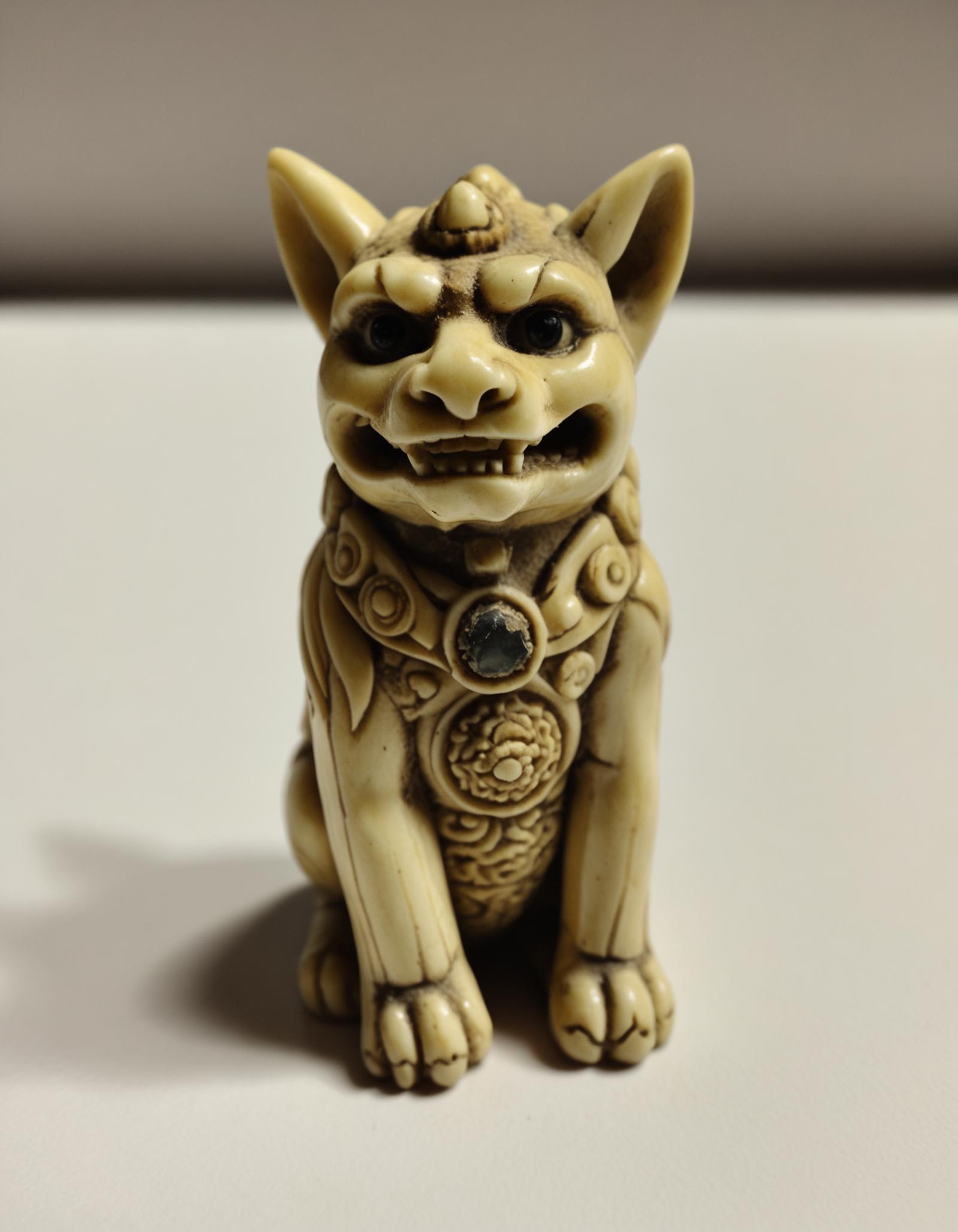 Foo Dog Netsuke [LoRA] SDXL image by freek22