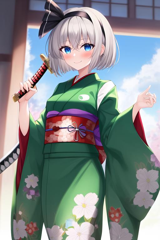 konpaku_youmu/妖夢/콘파쿠요무 (Touhou) image by narugo1992