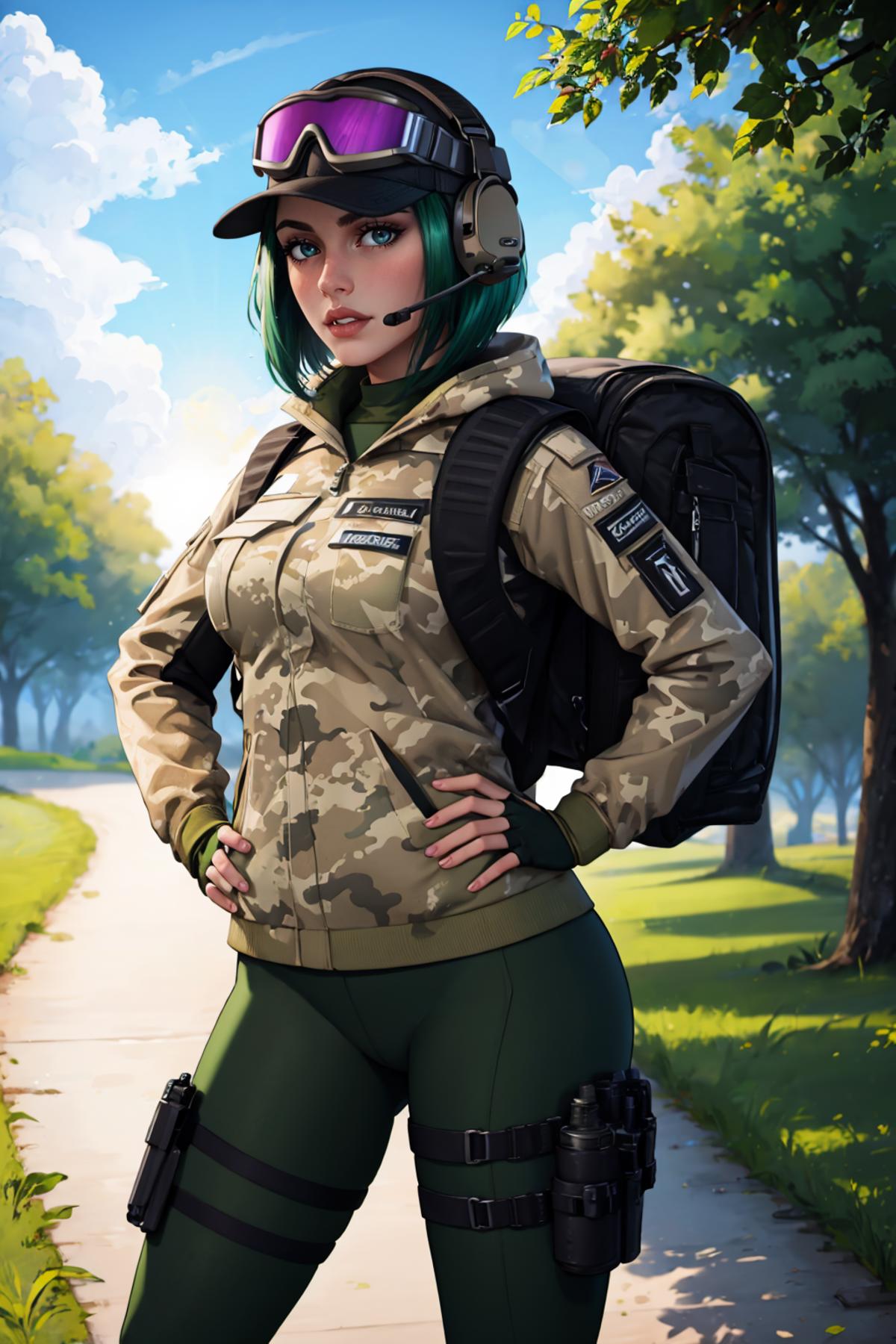 Ela (Rainbow Six Siege) Character Lora - v2.0 | Stable Diffusion LoRA |  Civitai