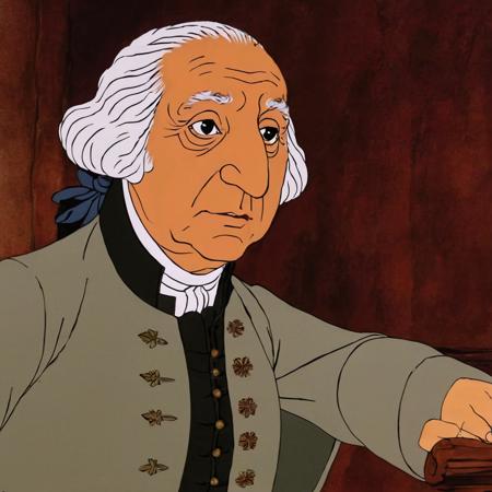 cartoon of  George Washington in a movie scene , directed by Jean-Luc Godard(  in rankinbasshobbit style:1.1)
<lora:add-detail-xl:0.65>    <lora:rankinbasshobbit_styleXL_v.10.2-000002:1.0>