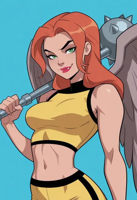 Hawkgirl & Green Lantern (DCAU JLU): Illustrious