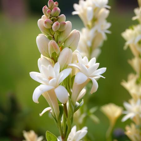 Tuberose (Polianthes tuberosa) 'The Pearl' - SDXL v1.0