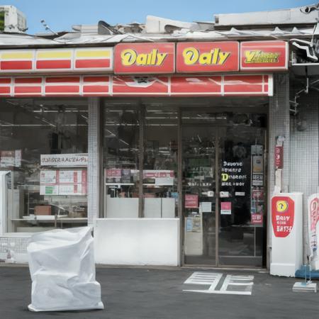 YamazakiDaily, konbini, scenery, storefront, japan,