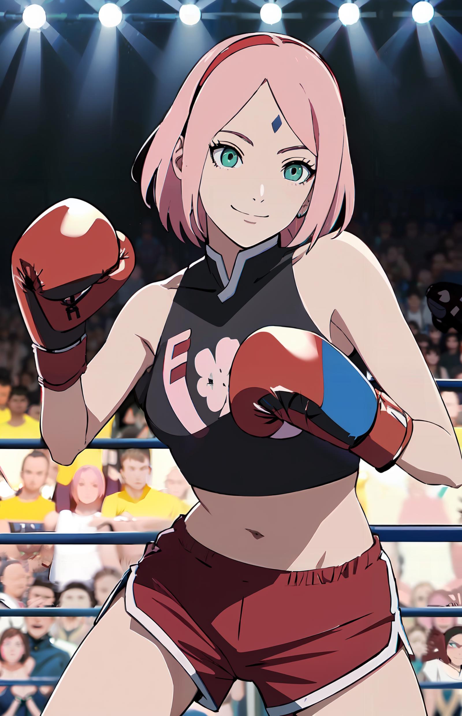 Boxing Girl image by n3gative