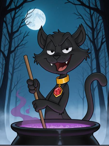 Salem Saberhagen - Sabrina: The Animated Series for Illustrious/Pony XL Illustrious v1.0