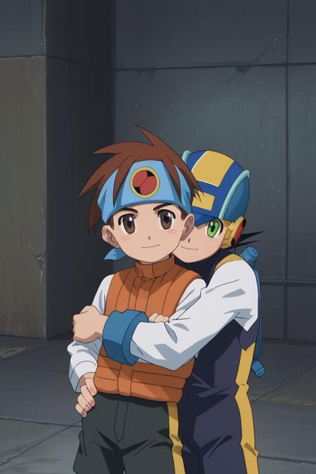 Lan Hikari & Megaman - MegaMan NT Warrior - (Pony) / (Illustrious)  [Comission] Pony