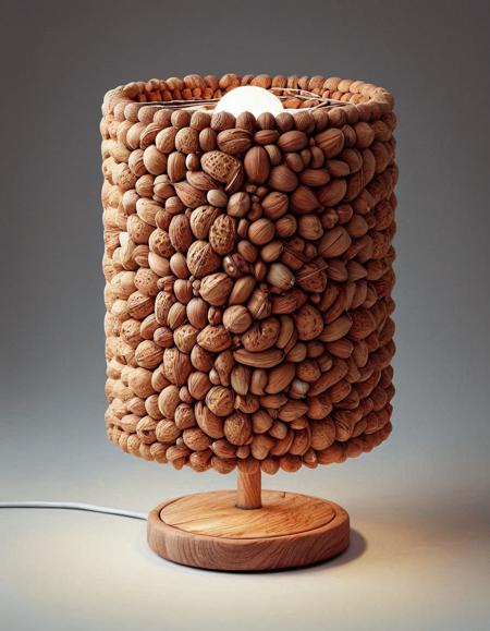 bedside lamp nutstylesnut <lora:NutsNutsStyleXL:1>
