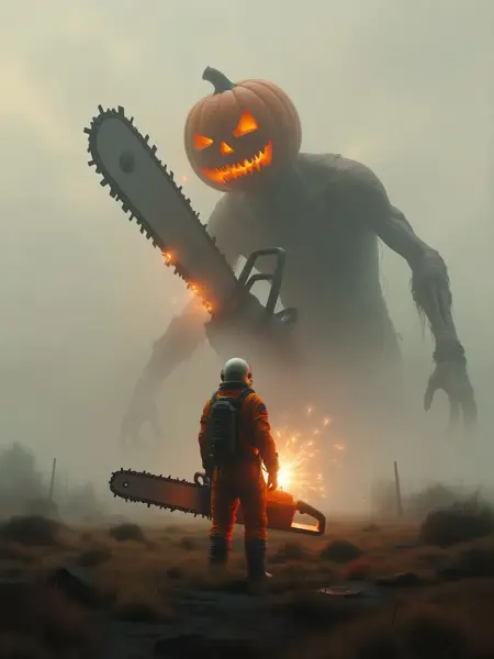 Qwen_A colossal and evil monster