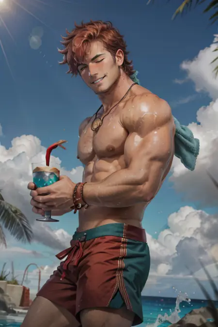 Sylvain (Summer) - Fire Emblem