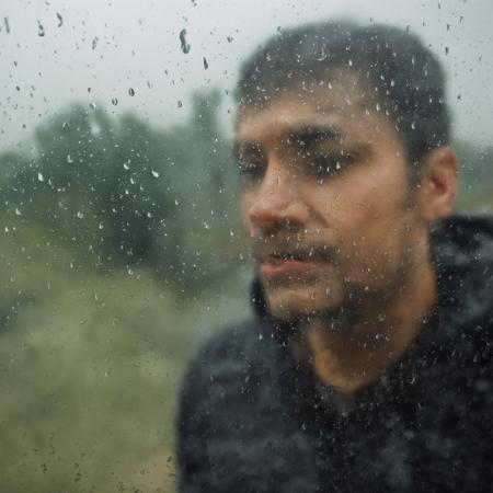 raindrops on the glass