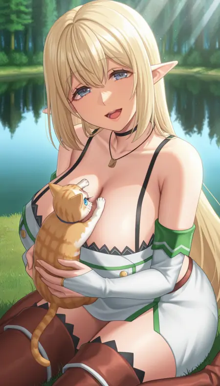 Aria (2 Outfits) (Beheneko: The Elf-Girl's Cat is Secretly an S-Ranked Monster!)