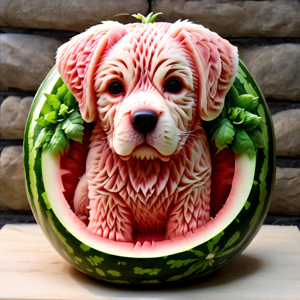 watermeloncarvingSDXL image