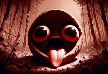 score_9, score_8_up, score_7_up, low poly, googly eyes, dark, disturbing, horror theme, dark forest at night, under-exposed highlights, deep shadows, mortishadow  r4r3style (woman, full body:1.5), mature, adult, 30 years old. (stringy black messy wild long hair), (nude:1.5), (large breasts:1.6), (sagging breasts, breasts apart, nipples:1.3), slim body, (veins:1.2), (charcoal gray skin), (belly:1.3), sunken eyes, red eyes, bleeding eyes, arms and legs bound by branches and vines, legs apart, vagina, labia, dark shadowy trees, thorns, black roses, leaves on the ground, wide-eyed, terrified, (mouth open, teeth tongue:1.5), photorealistic, hyper realistic, cinematic, 4K, 8K, ultra-high resolution, grayscale, monochrome, incredibly life-like and realistic, hyper detailed, detailed face, detailed eyes, highly detailed skin textures,