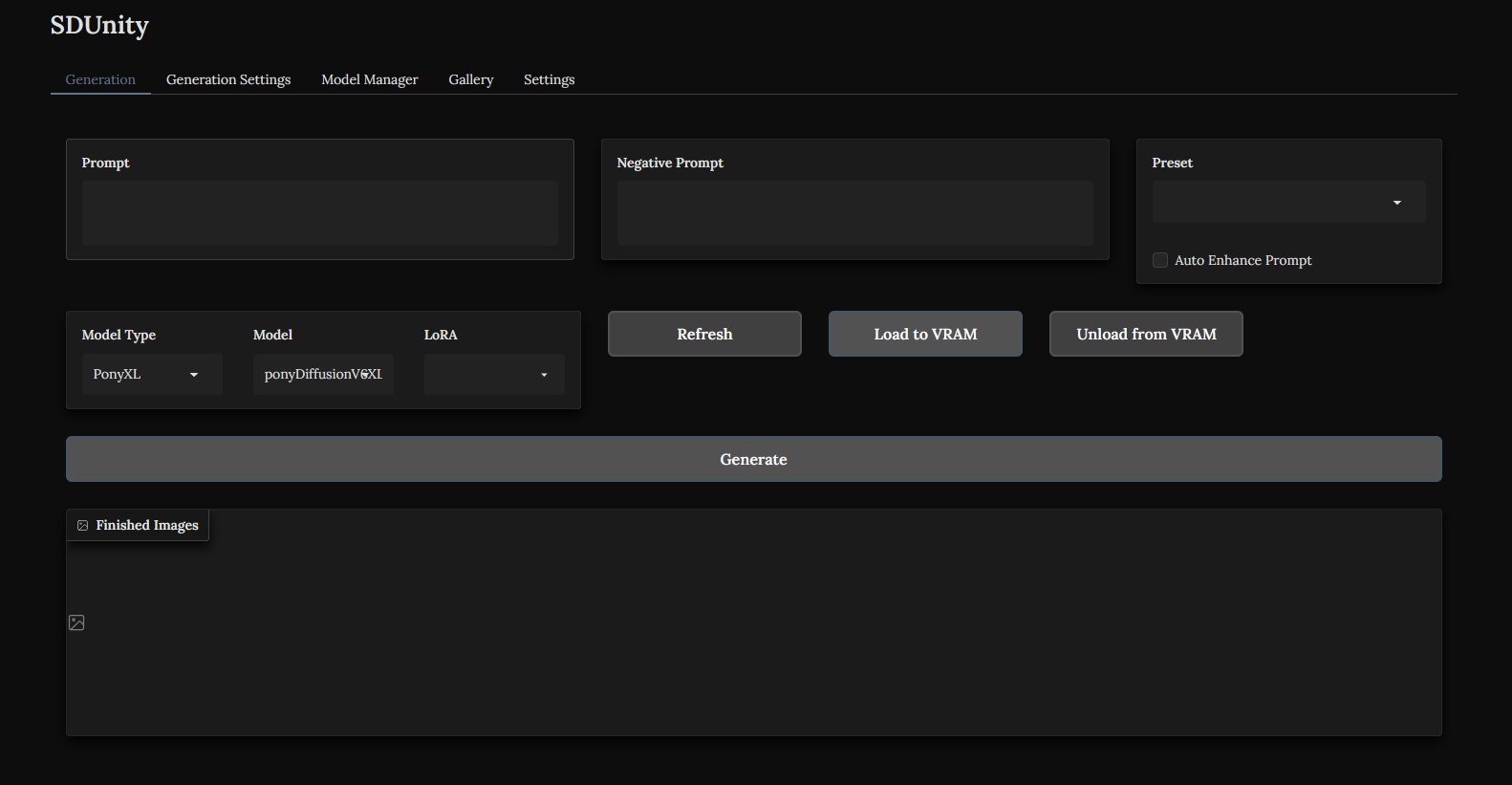 SDUnity – A Modern, Streamlined Web UI for Stable Diffusion (Work in Progress)