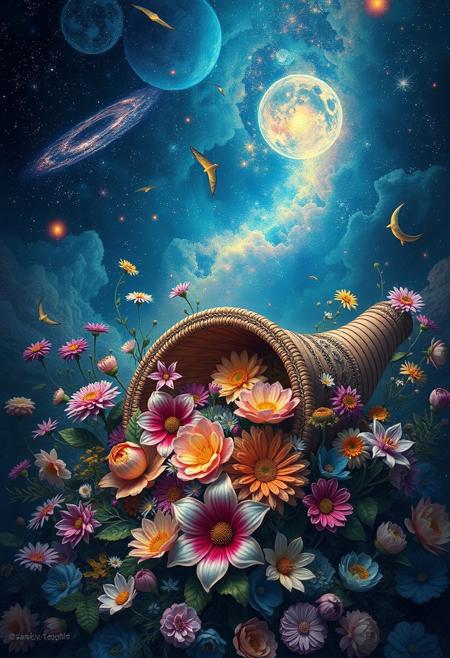 Cosmic flora cornucopia