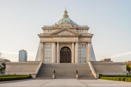 <lora:JJsNeoClassic_Building:.5>,masterpiece, best quality, scenery, outdoors, (Neo Classic Building), building, tree, sky, real world location,  grass, bush, flower, city, water, lawn, sidewalk,,sakura, dawn, day,building facade,car ,
RAW photo, subject, 8k uhd, dslr, soft lighting, high quality, film grain, Fujifilm XT3 ,