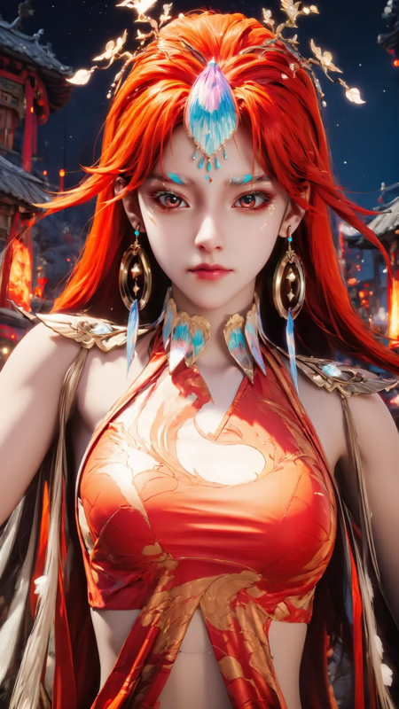 [Cang Yuan Picture] Liu Qiyue-Phoenix Costume
