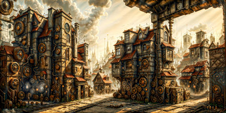 <lyco:AllPunk:1> A bustling metropolis, Cogpunkai , (masterpiece:1,2), best quality, masterpiece, highres, original, extremely detailed wallpaper, perfect lighting, drawing, paintbrush,
