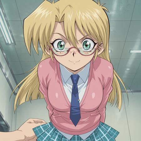 Yu-gi-oh Rebecca Hawkings long hair V1