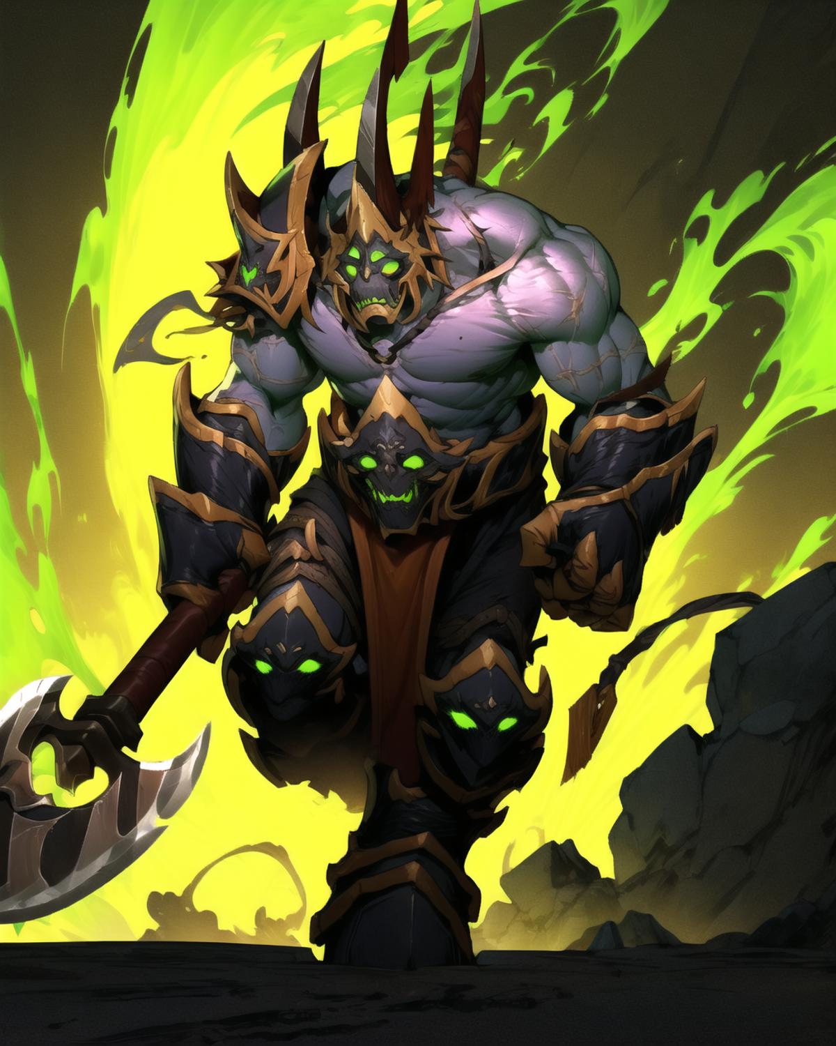 Fel lord (World of Warcraft demon) (Warlock's pet) (Felguard) image by 9868686
