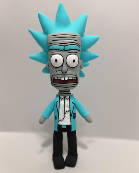 Rick Sanchez  DollZ style  <lora:DollZ_style:0.9>