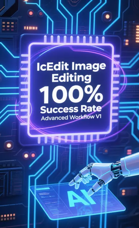 IcEdit Image Editing 100% Success Rate Advanced Workflow V1
