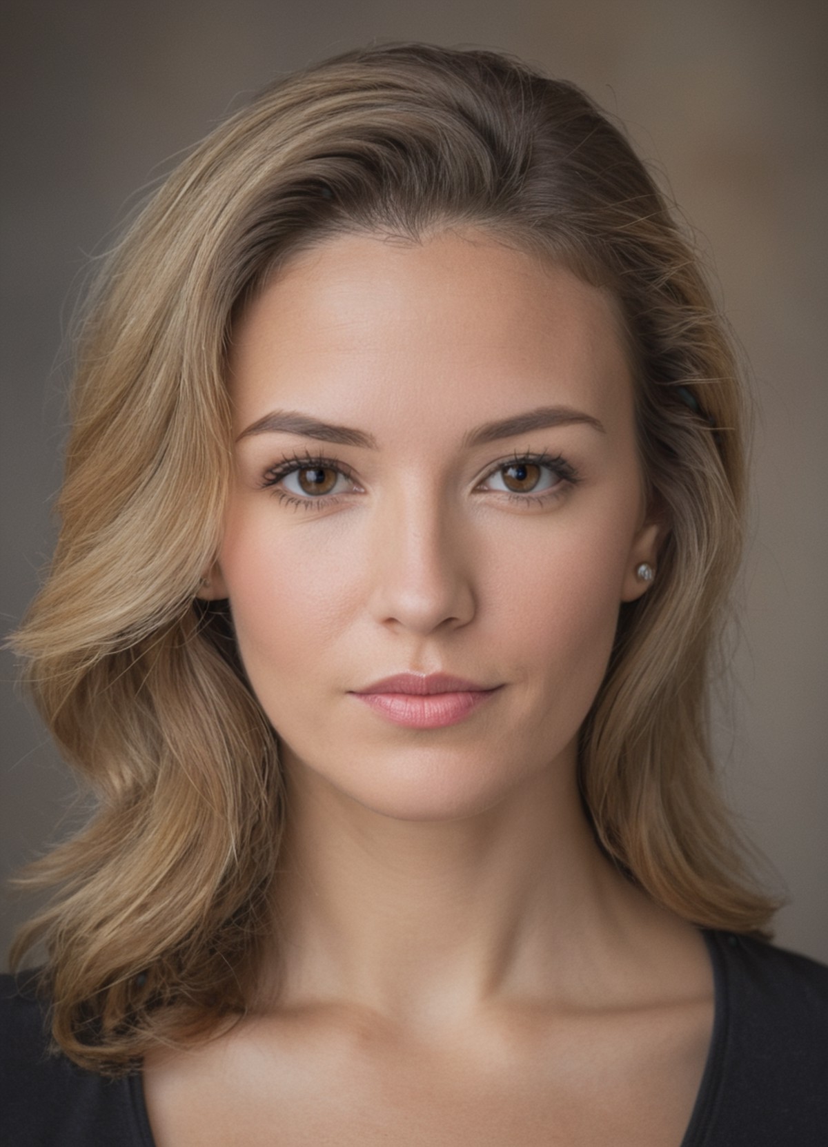 a woman posing for a headshot,
Photorealistic, realistic, Canon 5D Mark IV 85mm f/1.8