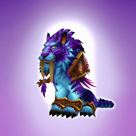 Cat Form Ashamane (Primal Stalker) (World of Warcraft) V1