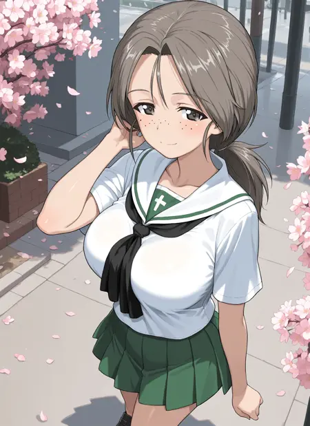 Aoi Hiyoshi "Piyotan" (Girls Und Panzer) (Illustrious XL)