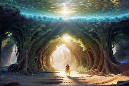 HD Photo:20 of a misterious ((wonderful bright:0.2 world ). Distant humanoid figures:500.
Dreamscape, frontal view: 2, Rich details, Preserve detail, Good scene exposure:3, Style-GHL, Global light,, subdetail:50, harmonic colors, HD:50, high quality:50