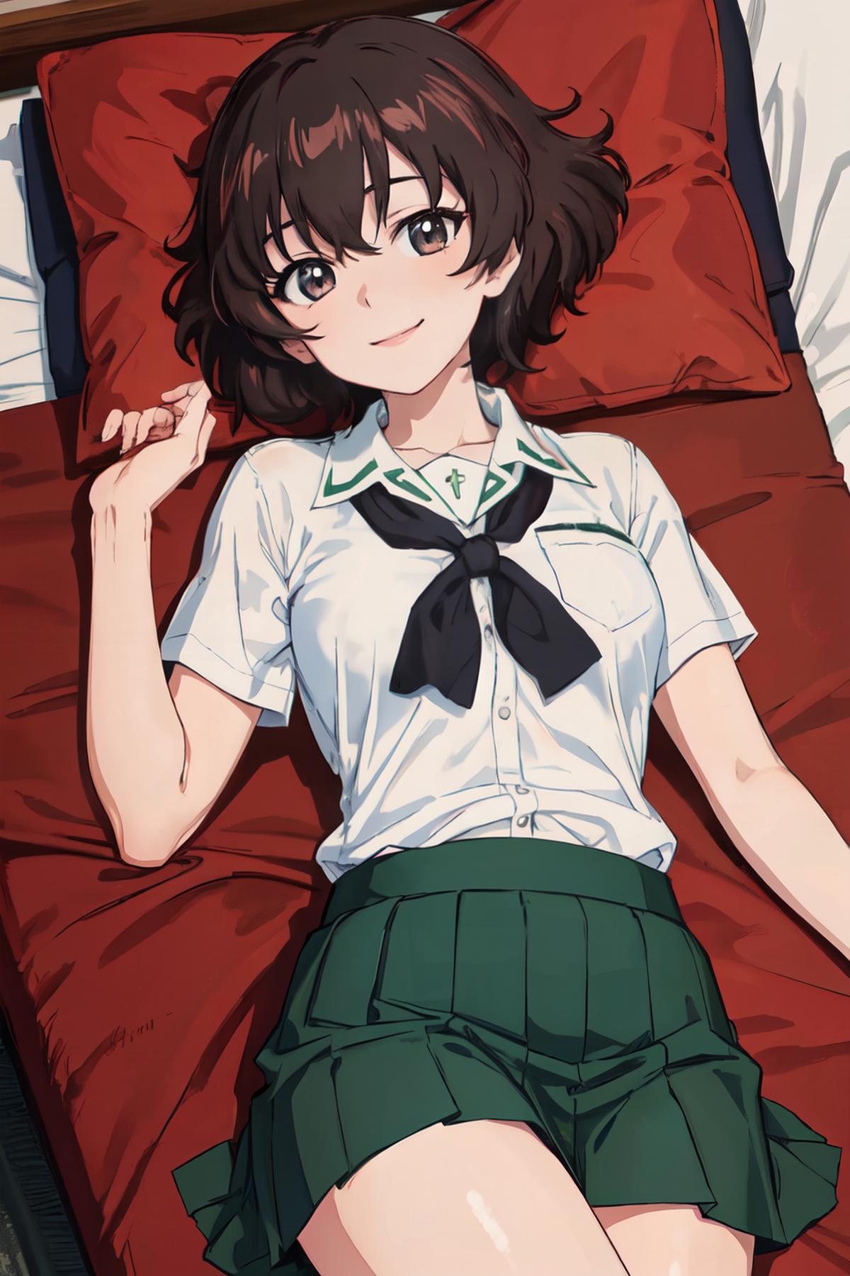 Girls und Panzer Akiyama Yukari image by kokurine