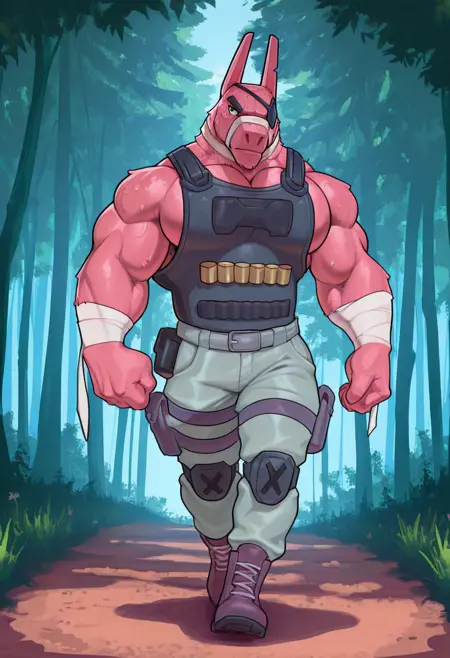 Lt. John Llama (Fortnite) - [Furry]