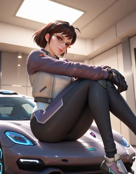 D.Va Porsche Skin (Pony & Illus)