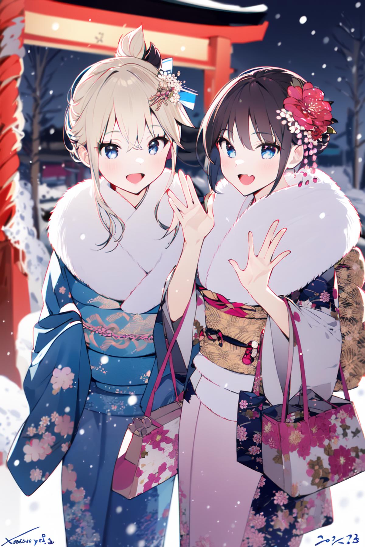 恭贺新禧/happy new year/おみくじ image by chosen