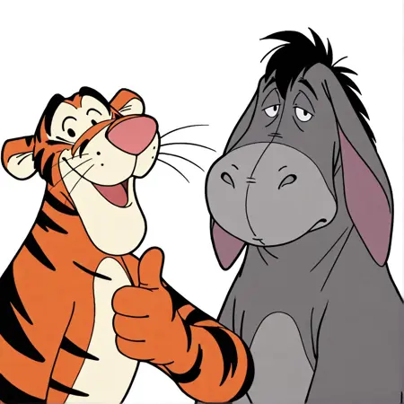 Tigger & Eeyore - from Winnie the Pooh