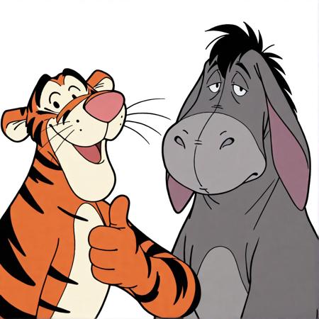 Tigger & Eeyore - from Winnie the Pooh Illustrious