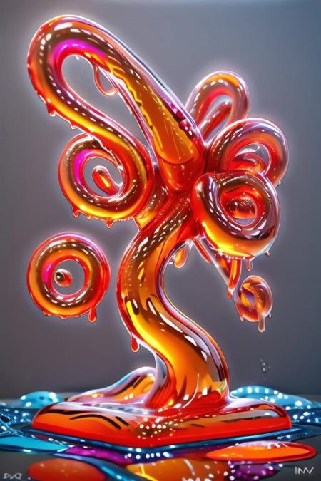 sl1m3d, score_9, score_8_up, score_7_up, high res image, masterpiece, best quality, (slime-morph:1.2), made of slime, exploding, slime explosion, shiny, glossy, wet, simple background, 
Flow