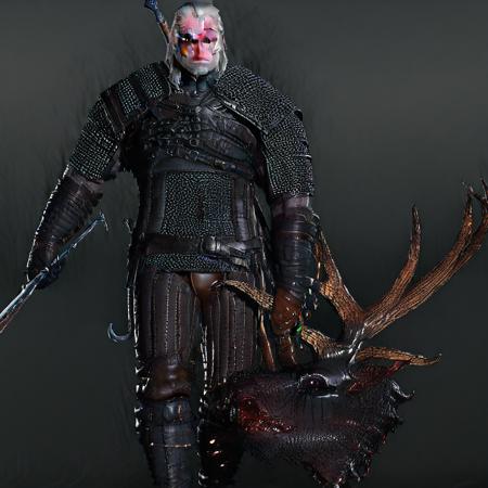Geralt armor v1 pony (WIP) V1