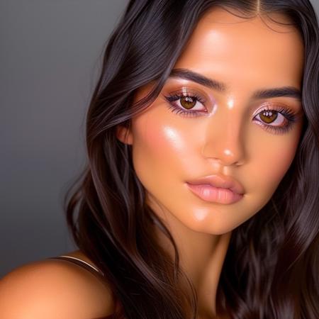 Closeup portrait of a ((extremely stunning)) woman  with (wavy black hair), glossy lips,(symmetric),epic (photo, studio lighting, hard light, sony a7, 50 mm, matte skin, colors, hyperdetailed, hyperrealistic), (ethereal), perfect face,<lora:anaarmas2-12:0.0> ,<lora:eliolsen2-10:0.0> ,<lora:jencoleman1-12:0.0> ,<lora:natportman3-12:0.0> ,<lora:vamerrell1-10_v2:0.0> ,<lora:neytiri1-10:0.0>, <lora:ismerced3-12:0.7>,  <lora:ismerced1-10_v2:0.3>