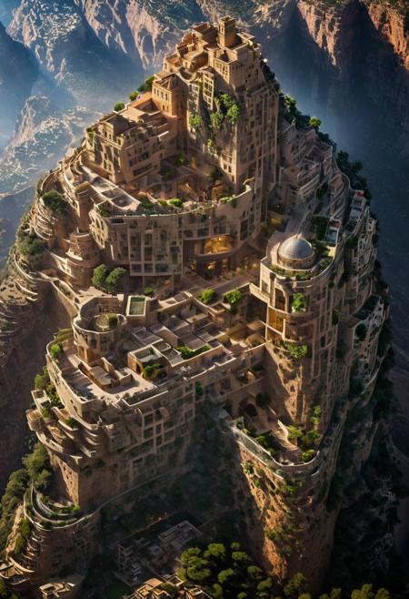 (The colonial city of the future, in the mist-filled Grand Canyon, on an unknown Earth-like planet, 2 moon on sky, Spaceship flight connects colonies, waterfulls:1.3), (Machu Picchu, a mountain settlement, incredibly spectacular:1.2), (Mario Botta:1.3), (avant-garde, future, reality, science fiction, photorealistic), (modern architecture:1.2), 
(Large Files, Ultra Realistic, 8K, 16k, FHD, HD, VFX, Perfect, Photography, composition, Architecture Sales Photography, Architecture Competition, Ultra High Resolution, Cinematography, High Resolution Image:1.1), (dramatic lighting, direct sunlight, ray tracing, clear shadow:1.2),  (real landscape:1.1), (blurred background:1.0), (urban background, more_details) ,
ac_neg1, great lighting, clear, hillscastel, extrusionbuilding, vertical