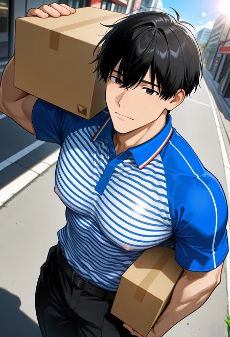 Sagawa Express Uniform | 佐川急便 [社員服] | Illustrious